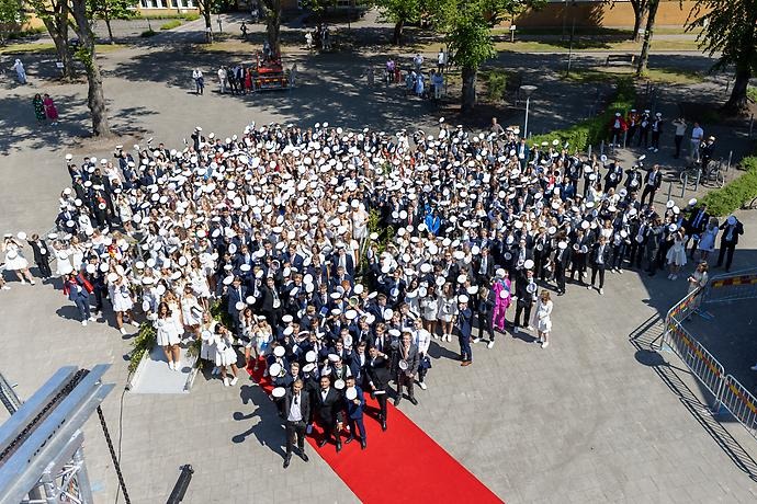 Gymnasiestudenter från de la gardiegymnasiet